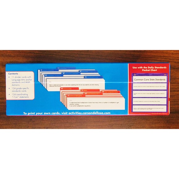 The Complete Common Core State Standards Kit Pocket Chart Cards Grade 4 - Picture 2 of 4